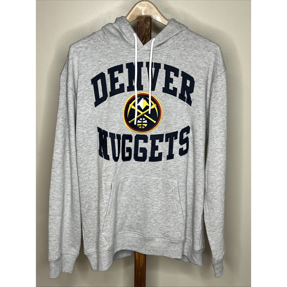 NBA Ultra Game Men's Denver Nuggets Hoodie Sweatshirt Size Large NWTs